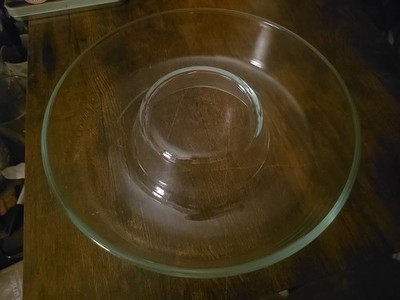  Pyrex 10.5 Inch France Vintage Bundt Pan Cake Ring Jello Mold Clear Glass