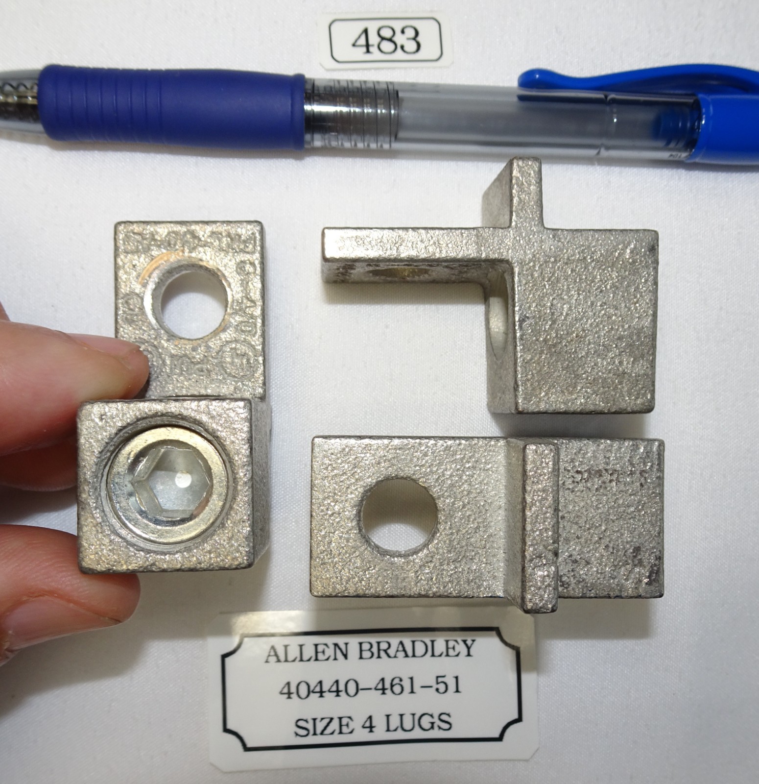 (LOT OF 3) ALLEN-BRADLEY 40440-461-51 SIZE 4 NEMA STARTER LUGS *NEW NO BOX*(483)