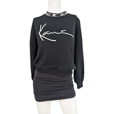 Karl Kani Logo Embroidered Crewneck Sweatshirt Y2K Streetwear Athleisure Size S