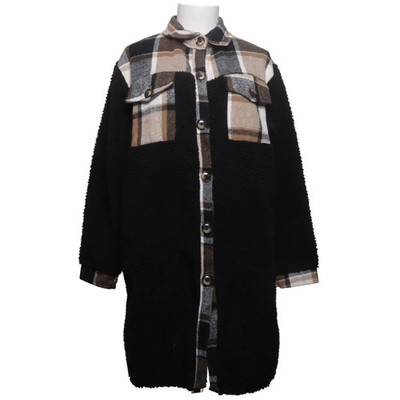 Cloud 5ive, Oberhemd, Damen, Größe: M, Schwarz/Beige/Weiß, Polyester, Karo #EWA