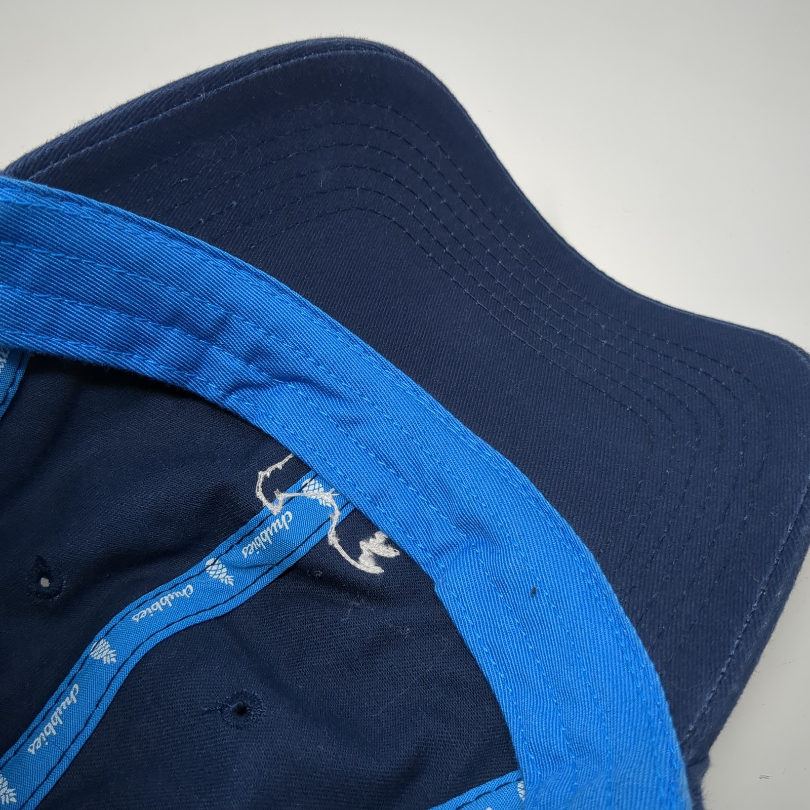 Rooster Logo Patch Slideback Hat Blue One Size Ad… - image 8