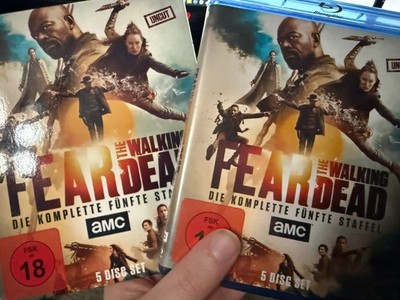 FEAR THE WALKING DEAD DIE KOMPLETTE FÜNFTE STAFFEL 5 Season 5 UNCUT BLU RAY Rare