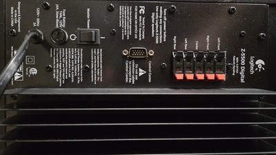 Logitech Z5500 THX Dolby Digital Subwoofer System & Control Unit +