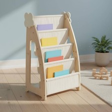 Estantería para niños gabinete de exhibición frontal estante para libros para niños pequeños