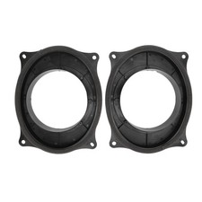 2pcs 6.5inch Black Door Speaker Adapter Spacer Rings For Corolla Levin DEJQ