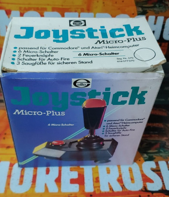 Elite Micro-Plus in OVP Joystick Controller (Commodore 64, XL ST) works 8-bit