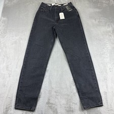 Levi's Women  s Jeans 80  s Mom 26x30 Black Tapered Leg High Rise Relaxed Hip