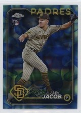 2024 Topps Chrome Update Aqua & Blue Lava Lamp Refractor /175 Alek Jacob 11o2