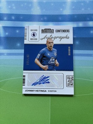 2021-22 Panini Chronicles Premier League Contenders Auto Johnny Heitinga /500 b