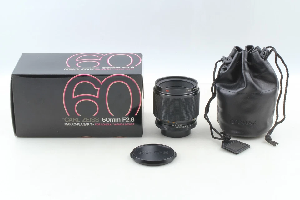 AEJ [Top MINT in Box] Contax Carl Zeiss Makro Planar T* 60mm f2.8 C/Y Lens JAPAN - Image 2 of 4