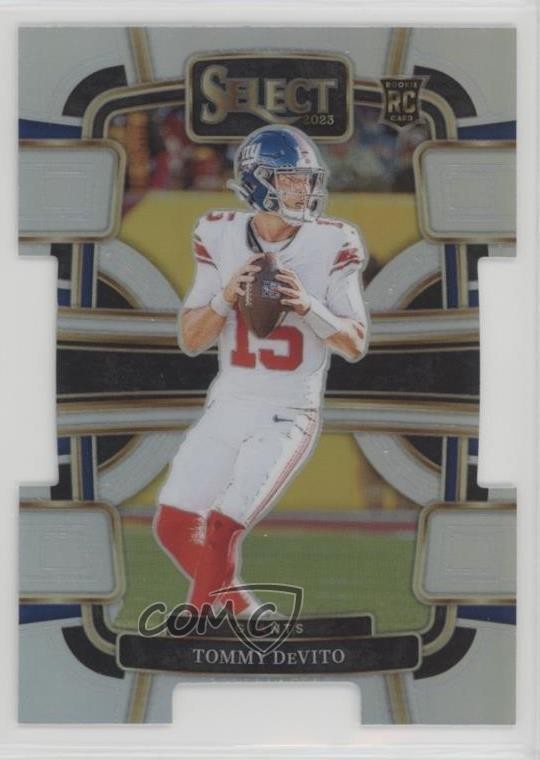 2023 Panini Select Concourse Silver Prizm Die-Cut Tommy DeVito #73 Rookie RC