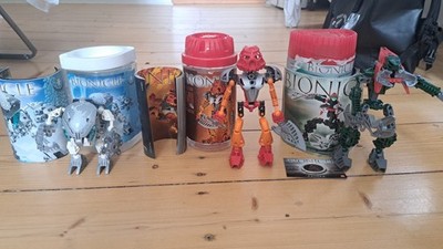 7x Lego Bionicle Figuren, zum großteil vollständig, siehe Beschreibung