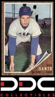 1962 Topps #170a Ron Santo Chicago Cubs Very Good