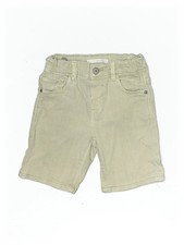 Zara Girls Green Khaki Shorts 6