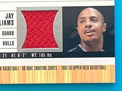 02-03 Upper Deck Kobe Bryant/Jay Williams UD Dual Shooting Shirts 
