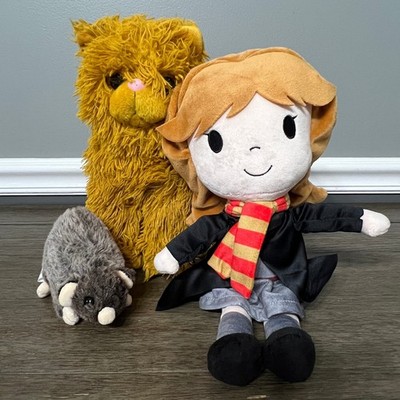 The Wizarding Trunk Harry Potter Plush Set Hermione Crookshanks Scabbers