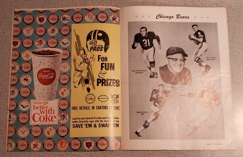 Chicago Bears at Green Bay Packers 3 de octubre de 1965 programa EX+ - Imagen 16 de 24