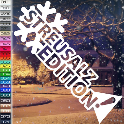 Aufkleber Streusalz Edition V2 Winteraufkleber  Tuning Stance Snow Winter W44