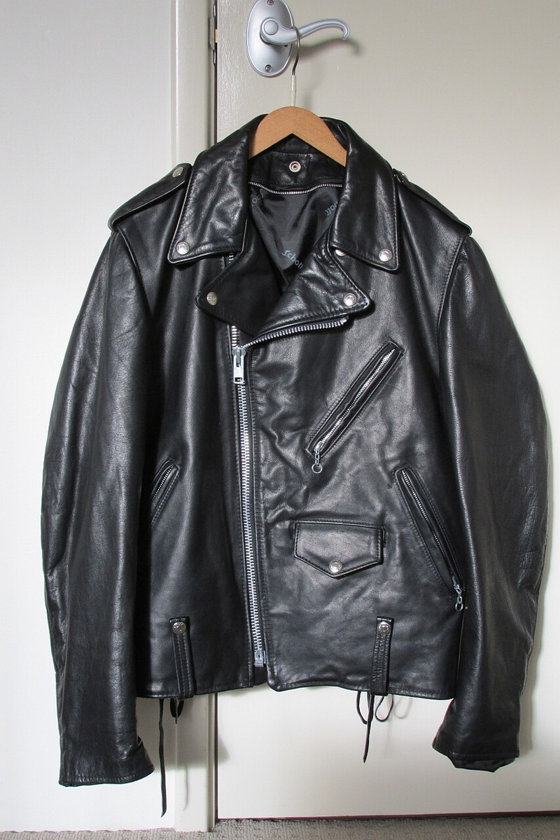 在庫僅少】 Schott 125 125 Jacket Schott 全3色/黒/赤/ベージュ