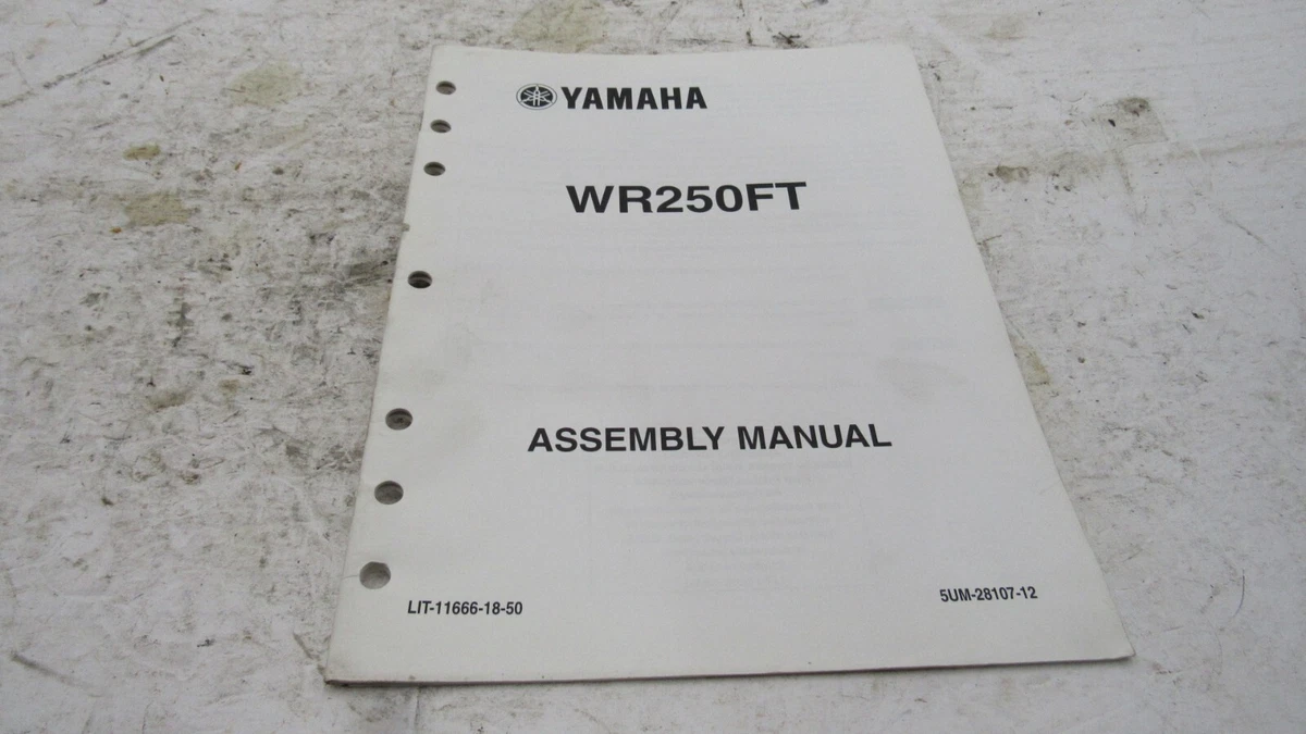 WR250F Motorcycle Repair Manuals & Literature for sale | eBay