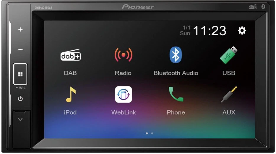 Autoradio Monitor 2 din Schermo Touch DAB Bluetooth USB Aux-In 3 RCA Retrocamera - Immagine 2 di 4