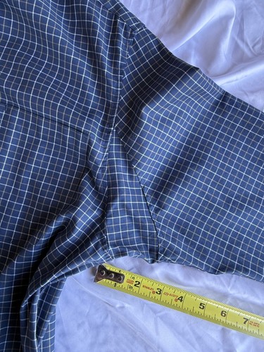 Duluth Trading Co Wrinkle Fighter Long Sleeve Button Down M ,Sz L Plaid Trim Fit - Picture 7 of 15