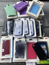 (24 MIX) old Mixed Phone/IPod Cases Accessories Electronics iPhone/LG Samsung.