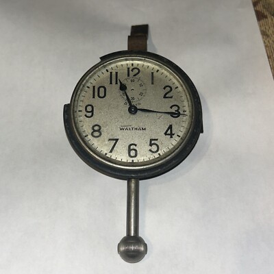 Antique  Waltham Long Stem Car Automobile Clock Non Running