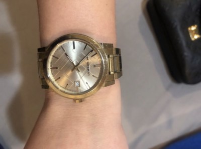 burberry womens gold watch | eBay