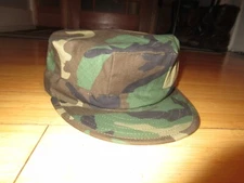 VTG USGI Woodland Camo Utility Patrol Hat BDU Cap Type II Size X Large BRAND NEW