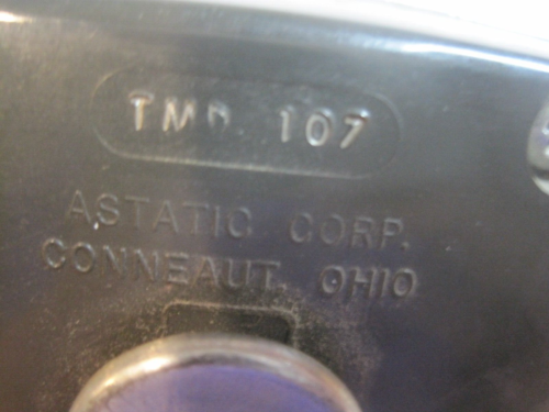 VINTAGE ASTATIC CORP MODEL TMD-107 TRANSISTORIZED MIC 5 PIN CB CHROME - Picture 5 of 5