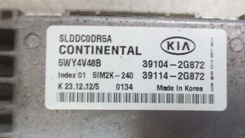 Módulo de controle eletrônico ECM do motor mercado dos EUA 2.0L compatível com 11-13 SPORTAGE 110534 - Imagem 2 de 4