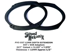 5x7" Sound Mekanix Universal PVC-5x7 12MM Depth Extension 5x7 / 6x8 to 6.5"