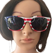 American Flag Sunglasses 400 UV Patriotic Patriot America USA Red White Blue