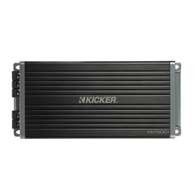 Kicker 47KEY5001 Car Audio Smart DSP Mono Sub Amplifier Easy Auto Setup Amp