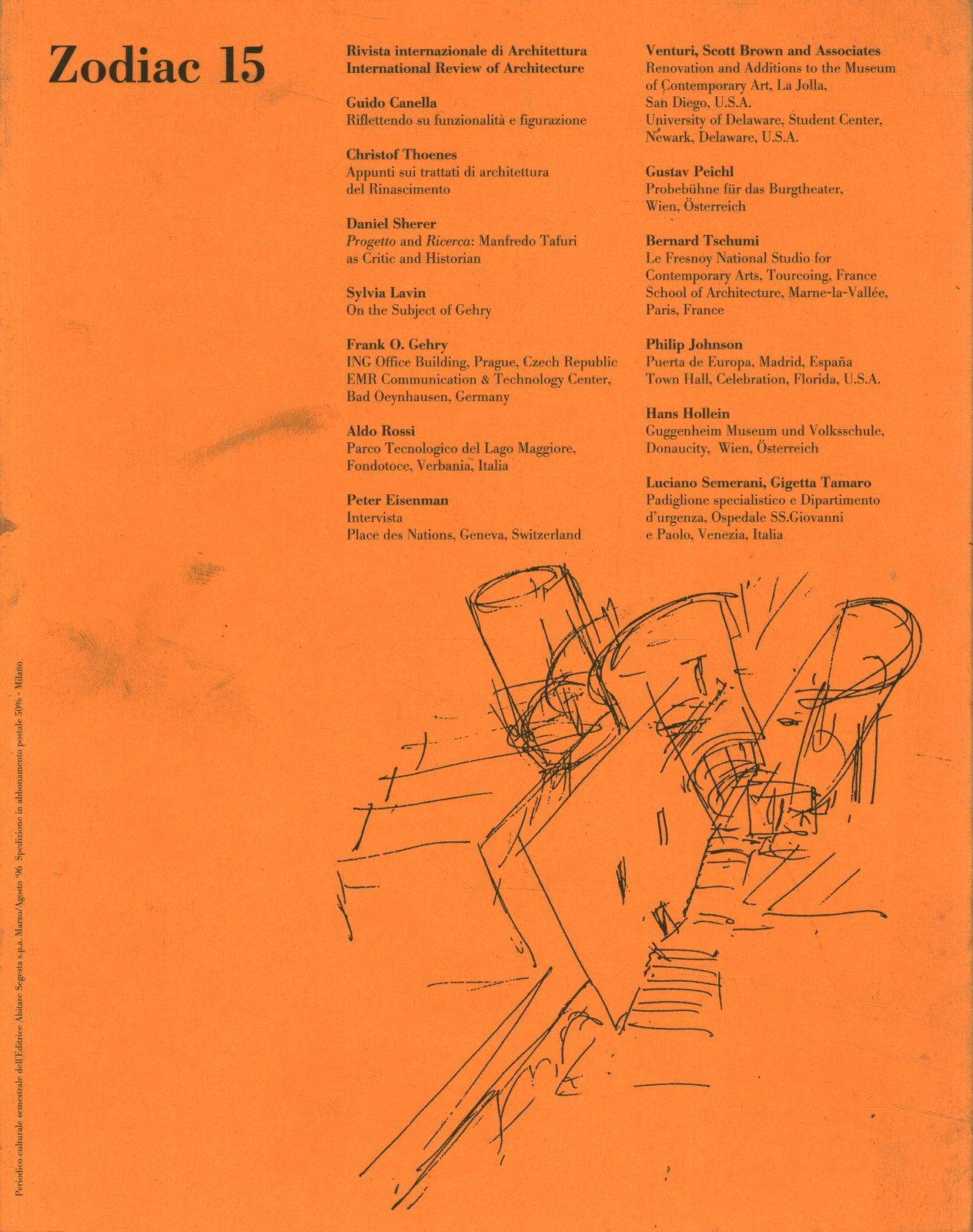 Zodiac (Marzo/Agosto 1996-n.15) - AA.VV. (Editrice Abitare Segesta) [1996]