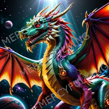 Dragon - Digital AI Art Image (4k HD) High Resolution Print Download