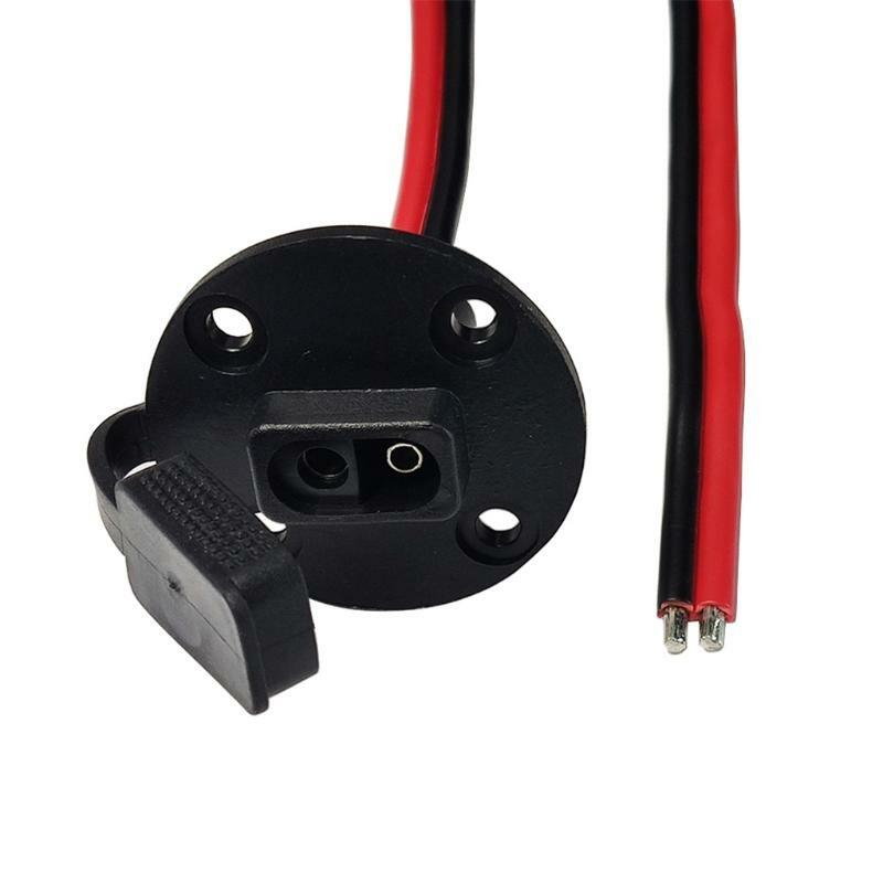2-Pack SAE Sidewall Port Connector Cables - 16AWG, 1ft Extension With Weatherproof Cap For Solar & Batteries - View #6