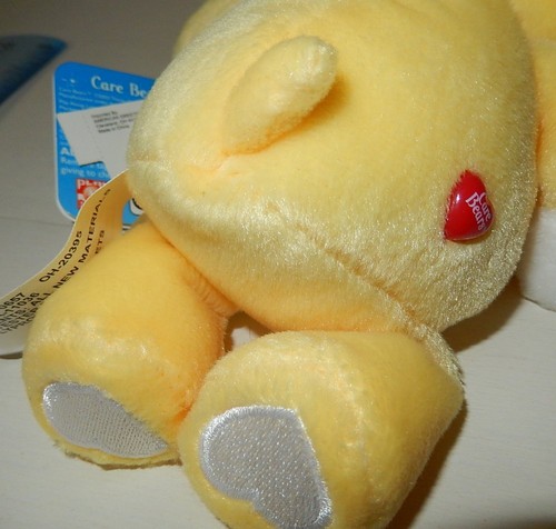 Peluche beanies BISOUNOURS care Bears GROSJOJO Sunshine COLLECTOR 20cm NEUF 2002 - Photo 6/8