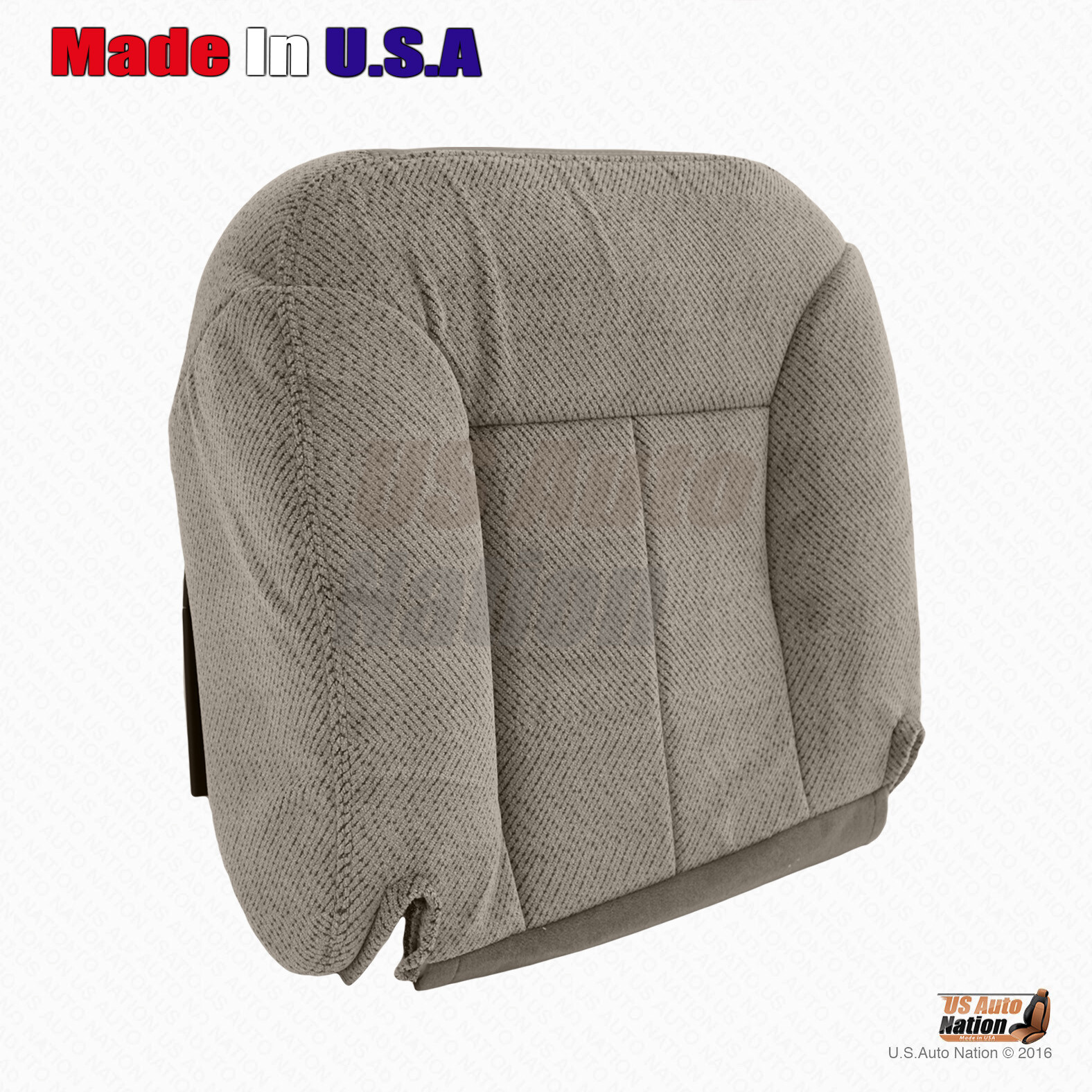 For 2008 - 2015 Nissan Titan Driver Bottom Cloth Seat Cover Tan