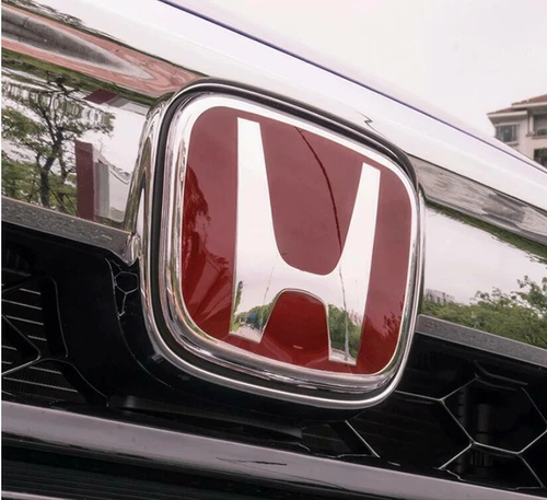 Juego de 2 piezas insignia emblema H roja delantera trasera apta para CIVIC SEDAN EX LX SI 2006-2012 - Imagen 4 de 4