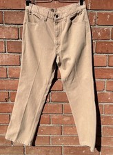 Vintage 70's Levi's for Men Sf 207 White tab Talon Western