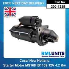 Starter Motor For Case With Diesel Iveco Engine MS168 MS677 IS1109 12V 4.2 KW