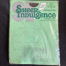 VTG Kaiser Roth Pantihose Pantyhose Sz A  Brazil Brown Control Top All-in-one