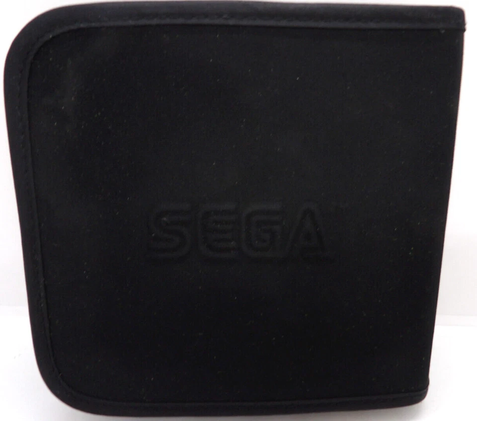 Estojo de transporte oficial Sega Dreamcast 16 discos com zíper jogo de armazenamento CD bolsa suporte - Imagem 2 de 3