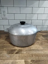 Wagner Ware Sidney Magnalite Dutch Oven 4248 P Stockpot Roaster 5 Qt 10" Vintage