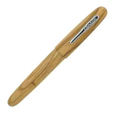 Conklin All American Limited Edition Olive Wood Rollerball Pen Chrome Trim