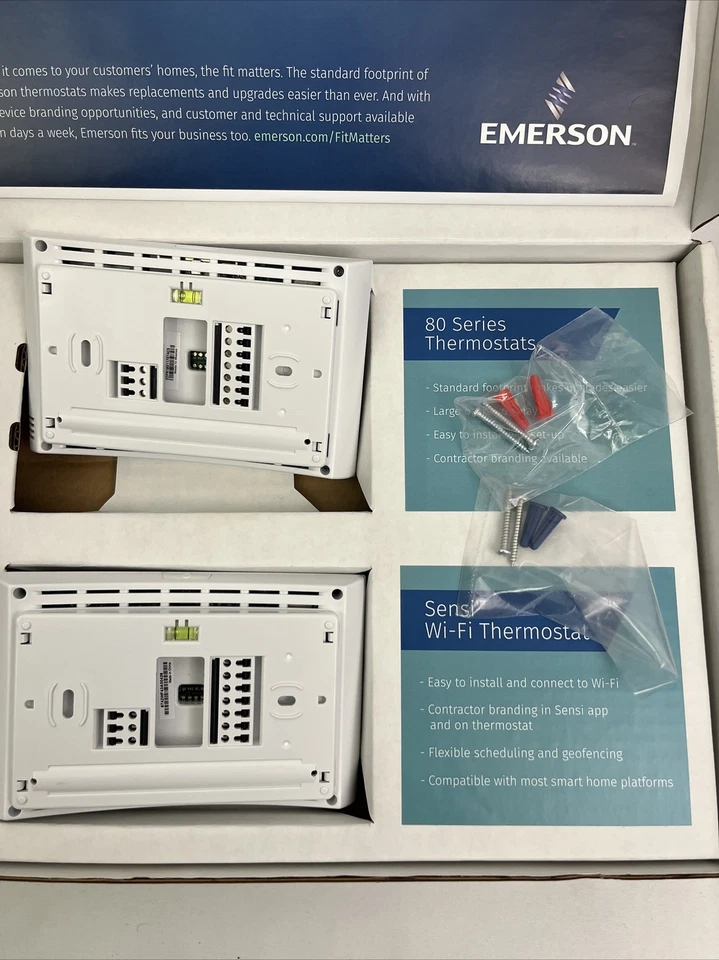 Emerson SenSi Wi-Fi Thermostat 1F87U-42WF and 1F85U-22PR Programmable Thermostat - Image 3 of 4