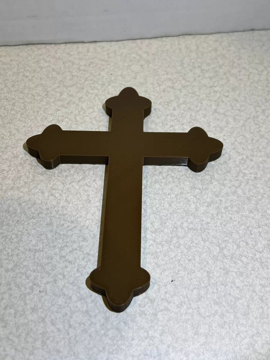 Crucifix [Doors / RoBlox] - 3D Printed, 6 Long; black