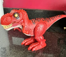 Zuru Robo Alive Walking Growling Red Tyrannosaurus Rex Robotic Dinosaur 12” EUC